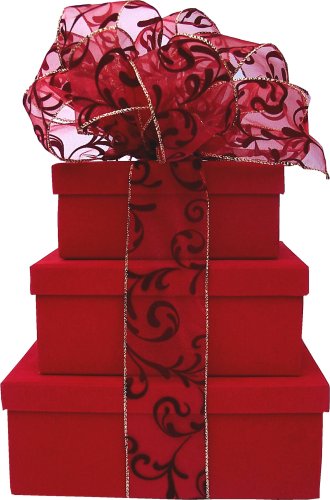 Christmas Presents Gift Tower in Christmas Red Gift Ideas for Women