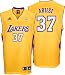 Ron Artest Gold adidas NBA Replica Los Angeles Lakers Youth Jersey - Large (14-16)