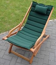 Simixu Relaxer Chair with Green Roll Cushion