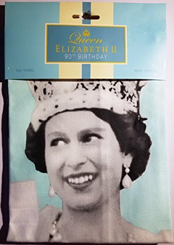 Queen Elizabeth II 90th Birthday Tea Towel