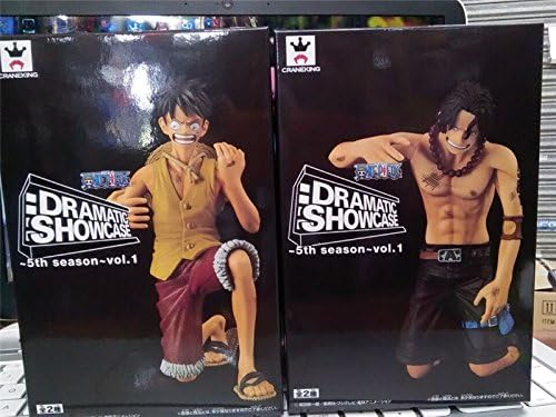 SunSlight Anime One Piece DRAMATIC SHOWCASE Luffy Ace 5th Season vol.1 Brinquedos PVC Action Figure Juguetes Figuras Model Doll Kids Toys