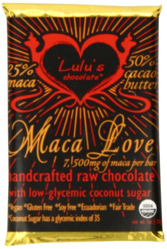 Lulu's Chocolate  Bar, Maca Love, 1 Ounce