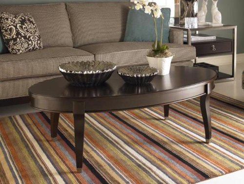 Oval Cocktail Table by Kincaid - Cappuccino (92-023)