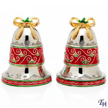 Godinger BELL SALT & PEPPER SHAKERS