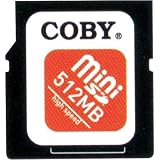 Coby SDM512S 512MB Mini SD Memory Card