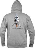 Powell Peralta Skull and Sword Heather Hooded Sweatshirt