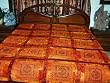Velvet Mirror Embroidery Sari Tapestry Bedspread Coverlet Throw