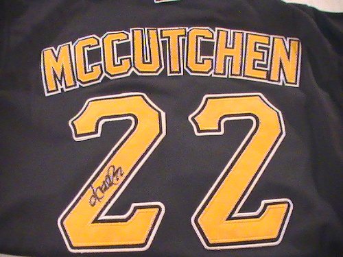 ANDREW MUCCUTCHEN SIGNED AUTOGRAPHED JERSEY PITTSBURGH PIRATES COA