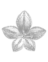 Sterling silver brooch, Regal Orchid