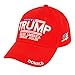 Trump with American Flag Baesball Cap
