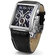 Bosovi Mens Designer Watch with Swiss Movement and 64 Diamonds - 18K White Gold Pl.