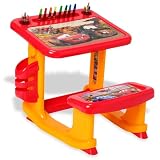 Disney Pixar Cars My First Desk - Kids Furniture with Art Supplies Set