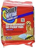 SHOUT PETS Turbo Oxy Super Absorbent Oxy Pickup Pads