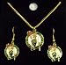 Boston Celtics NBA Pendant w/chain & Earring Gift Set