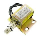 EasyWordMall ZYE1-0837ZP DC12V 0.8N オープンフレームソレノイド　電磁石　Push型　自動販売機、輸送機器、オフィス施設、家電、機械用