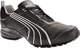 PUMA Men's Cell Inertia Fade Sneaker,Black/Puma Silver,7 D