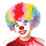 Child Rainbow Clown Wig