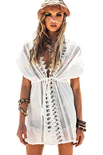 Dxnona beach Swimwear Cover up Dress (ivory), One Size