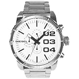 Diesel Men's DZ4219 Stainless-Steel Quartz Watch with White Dial