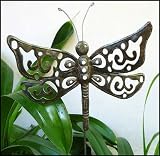 Dragonfly Metal Plant Stick - Ourdoor Garden Decor