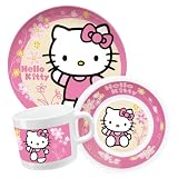 Produkt-Bild: Pos 71028 Fr&uuml;hst&uuml;cksset 3-teiliges Becher, M&uuml;slischale und Teller
