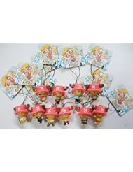 Wireless: 10 pc Anime One Piece Tony Chopper Cell Phone Charm Strap Set