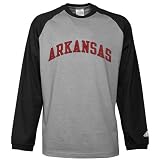 adidas Arkansas Razorbacks Ash Campus Tailgate Long Sleeve T-shirt