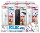 Nintendo Wii Remote Controller Replica Klik-On Candy Dispenser 12 Pack Assortment Case
