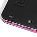 GMYLE(TM) Black PU Leather Hot Pink Interior Slim Folio Magnetic Flip Stand Case Cover with Sleep/ Wake Function for Barnes & Noble Nook HD 7