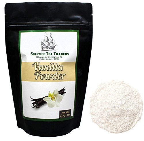 Madagascar vanilla flavored powder, 4oz unsweetened van…