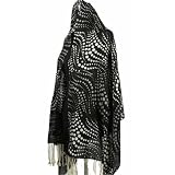 Large 100% 2-Ply Cashmere Pashmina Shawl Wrap Hand Paint, One size