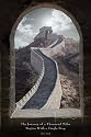 Journey of a Thousand Miles (Lao-Tzu, Great Wall of China) Motivational Art Poster Print - 24" X 36"