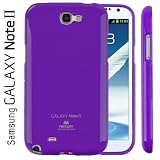 Mercury Slim Fit Flexible TPU Case for Samsung Galaxy Note 2 (Purple)