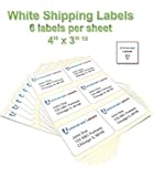 600 Universal Labels - (6) up labels. 4 X 3.33 in Size, Use with Avery Template 5164, 5264 to create. Heavyweight Label that works in all inkjet & Laser printers.