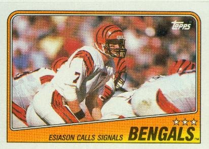 1988 Topps #339 Bengals TL / Boomer Esiason - Cincinnati Bengals (Team Leaders)(Football Cards)