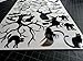 Halloween Window Cling set of Cats, Bats and Trees 8x11.5 Sheet Black