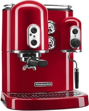 KitchenAid Dual Boiler Manual Espresso Maker Empire Red KES2102ER