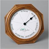 DAY CLOCK OAK - THE DAY AT A GLANCE