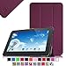 Fintie Slim Shell Case Cover for 10.1 Inch Android Tablet inclu. Dragon Touch A1 10.1, Alldaymall A10X 10.1, NeuTab N10 10.1, Tagital T10 10.1, Contixo Q102 10.1, Poofek 10.1 Inch Google Android Tablet, ProntoTec Nepro 10S 10 Inch, NEW Polatab Elite Q10.1 Android 4.4 Kitkat Tablet PC, ValuePad VP112 10, Shamo's New 10.1 Inch Google Android 4.4 Kitkat Tablet PC, Epassion E1 10.1, TouchTab 10.1(PLEASE check the complete compatible tablet list under Product Description) - Purple