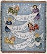 "Heaven Knows Your Name" Angels Tapestry Throw Blanket 50" x 60"