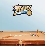 Philadelphia 76ers Basketball Wall Decal 25" x 16"