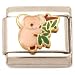 Enamel Koala Bear Italian Charm Stainless Steel 9mm