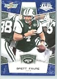 2008 Donruss / Score Limited Edition Super Bowl XLIII Blue Border # 106 Brett Favre - New York Jets - NFL Trading Card in a Prorective Screw Down Display Case - Yes, the JETS Uniform