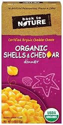 Back to Nature Organic Shells & Cheese, 6-Ounce Boxes (Pack of 12)
