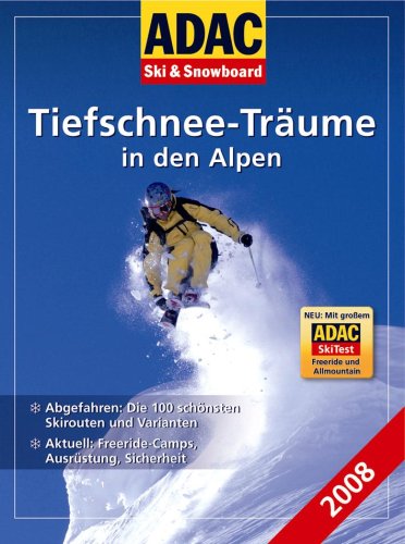 City Travel Guides Discounted  Bücher : ADAC Ski & Snowboard 2008: Die Top-Spots der Alpen. Aktuelle Tiefscnee, Firn & Freeride. Snowpark-Guide. Maxi-Panoramen. Ski & Board News