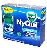 Search : Nyquil Cold & Flu Multi-symptom Relief, Original Flavor, 3 Bottles of 10fl Oz...