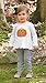 Mud Pie Girls Tunic and Leggings Set Pumpkin Applique