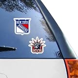 NHL New York Rangers 2-Pack 4'' x 4'' Die-Cut Decals