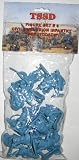 Civil War Union Infantry Greatcoat Plastic Army Men: 16 piece set of 54mm Figures 1:32 scale