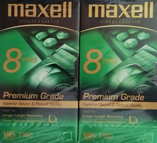 Maxell Premium Grade VHS Videocassette, 2